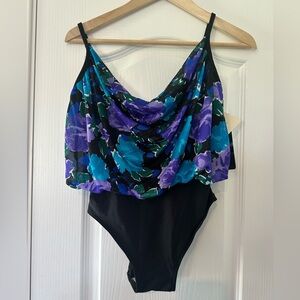 vintage ✨ Robby Len 80s/90s One Piece Bathing Suit / Union Made Label